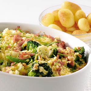 Recepten en zo: Bloemkool-broccoli schotel 
