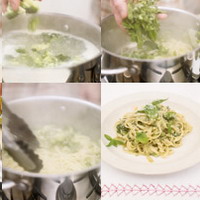 Recept van Jamie's Tagliatelle met broccoli en pesto op Receptenenzo